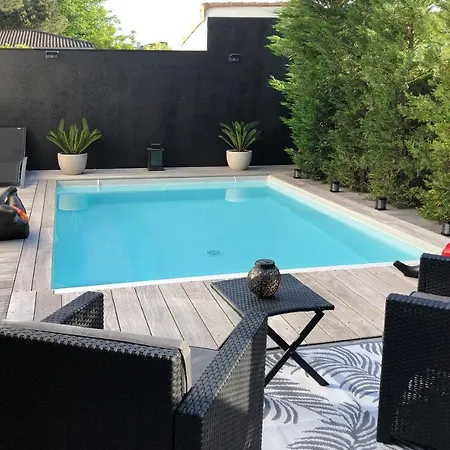 ヴィラ La Dolce - Maison 100m2 Avec Piscine Chauffee De Mi Mai A Mi Oct En Fonction Du Temps Et Temperature A Cauderan