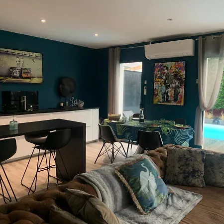 La Dolce - Maison 100m2 Avec Piscine Chauffee De Mi Mai A Mi Oct En Fonction Du Temps Et Temperature A Cauderan